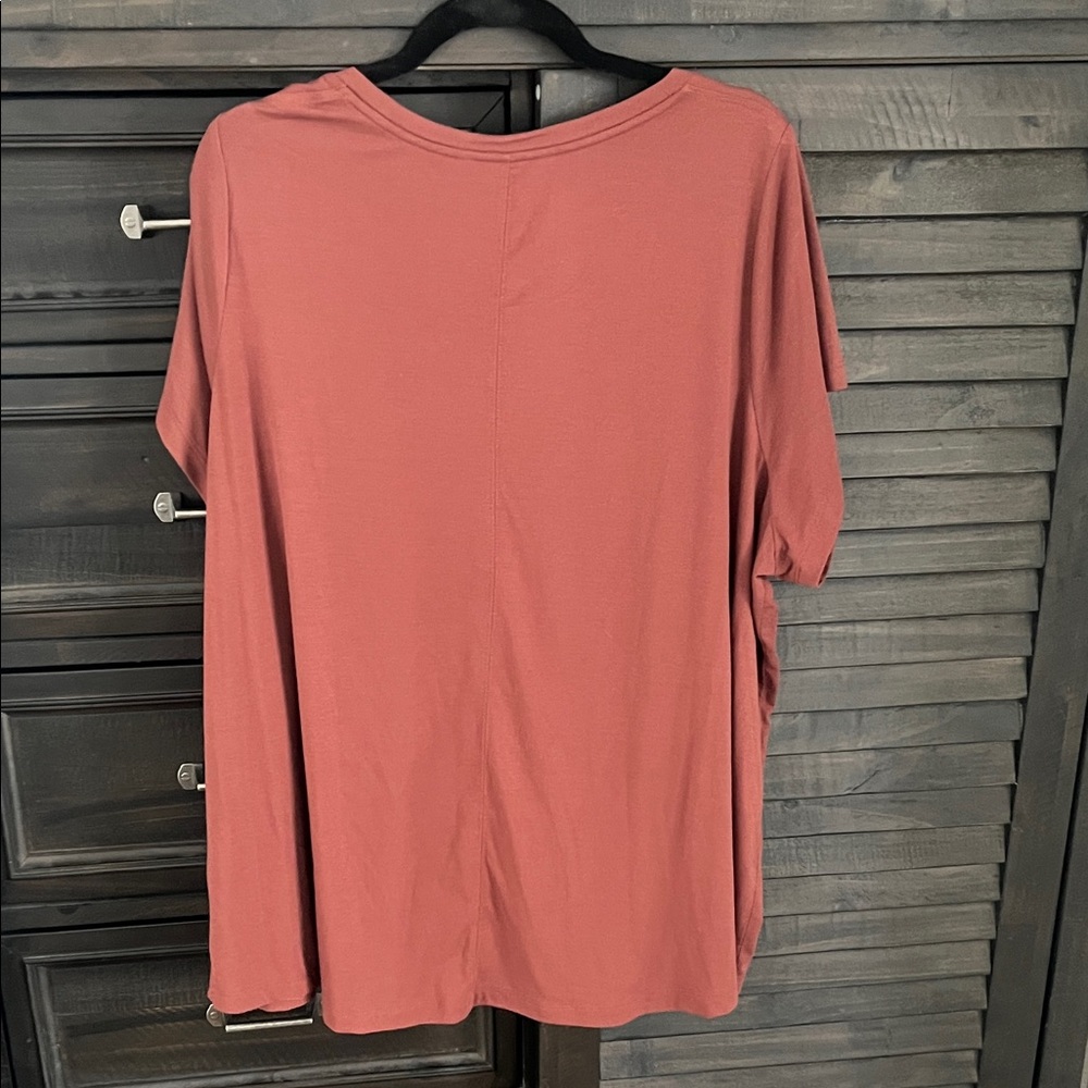 Athleta Terracotta Stratus short Sleeve Tee - Picture 3 of 4